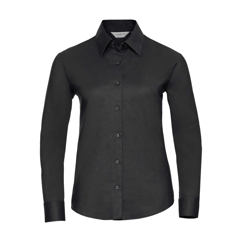 ICON - russellladieslslclassicoxfordshirt black