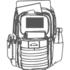 Upper Front Pocket | 5H in x 3W in