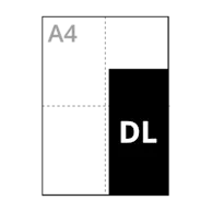 DL | US  99 x 210 mm