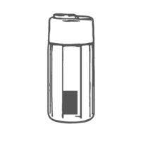30 x 50 mm - Au dos, en bas