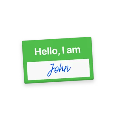 Name Stickers