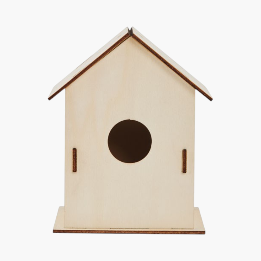 PDP - painthousediywoodenbirdhousekit square #F8F8F8 background