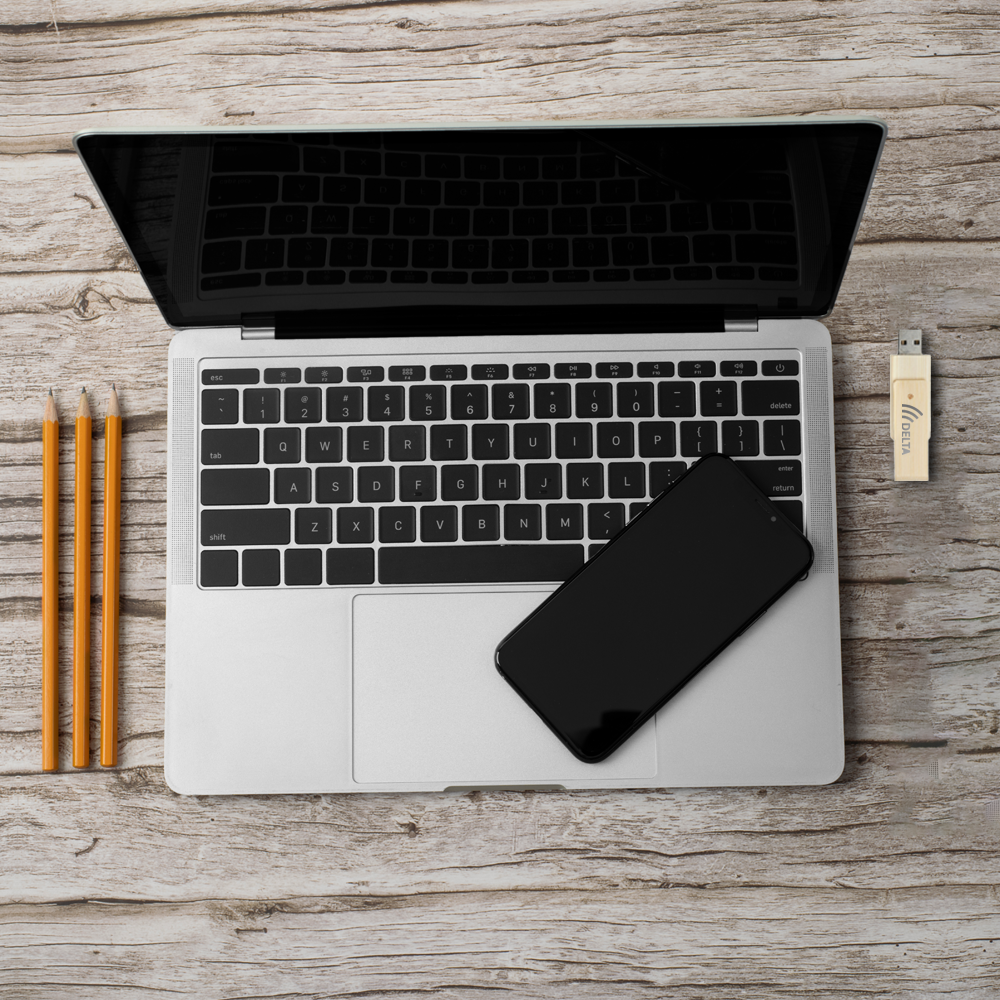 164. rotatebamboousbflashdrive Photo