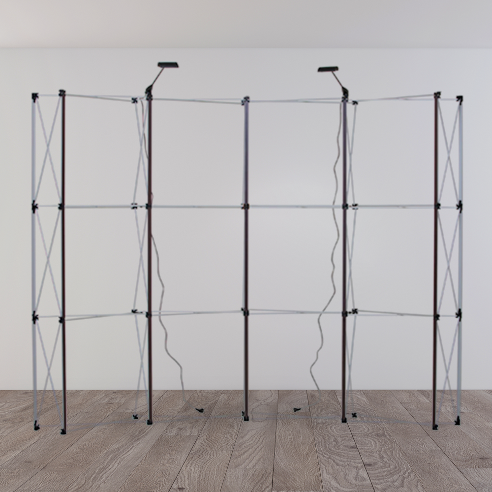curved pop up wall PDP5