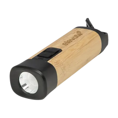 Bamboo RCS Recycled Plastic Torch with Carabiner
