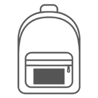 180 x 100 mm - Front Pocket