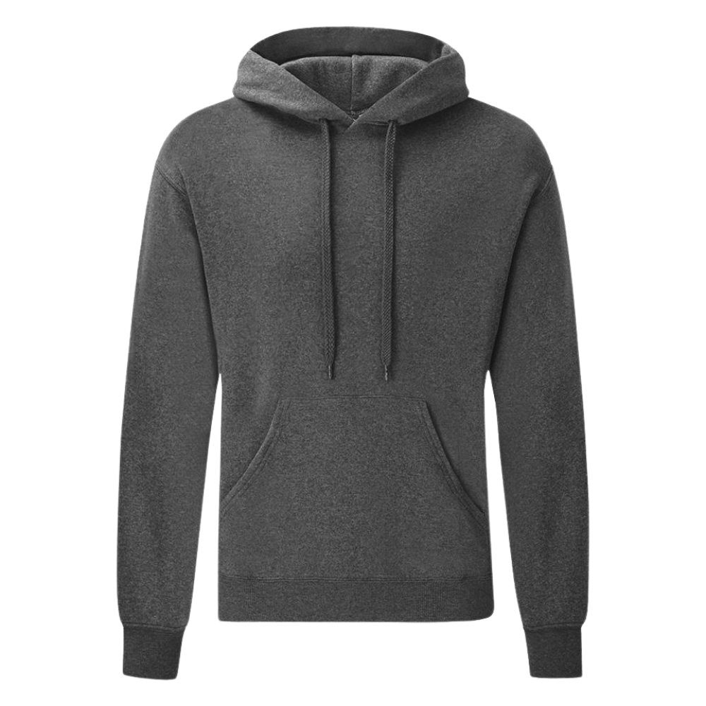 Fruit of the Loom Classic Hoodie ICON Dark Heather Grey