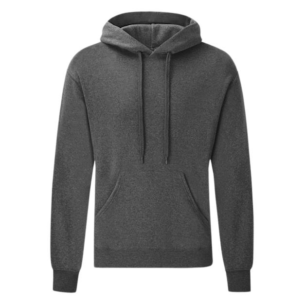 Fruit of the Loom Classic Hoodie ICON Dark Heather Grey