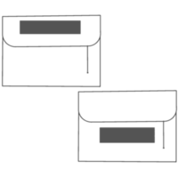 180 x 50 mm & 180 x 40 mm - Pochette avant & Dessus avant