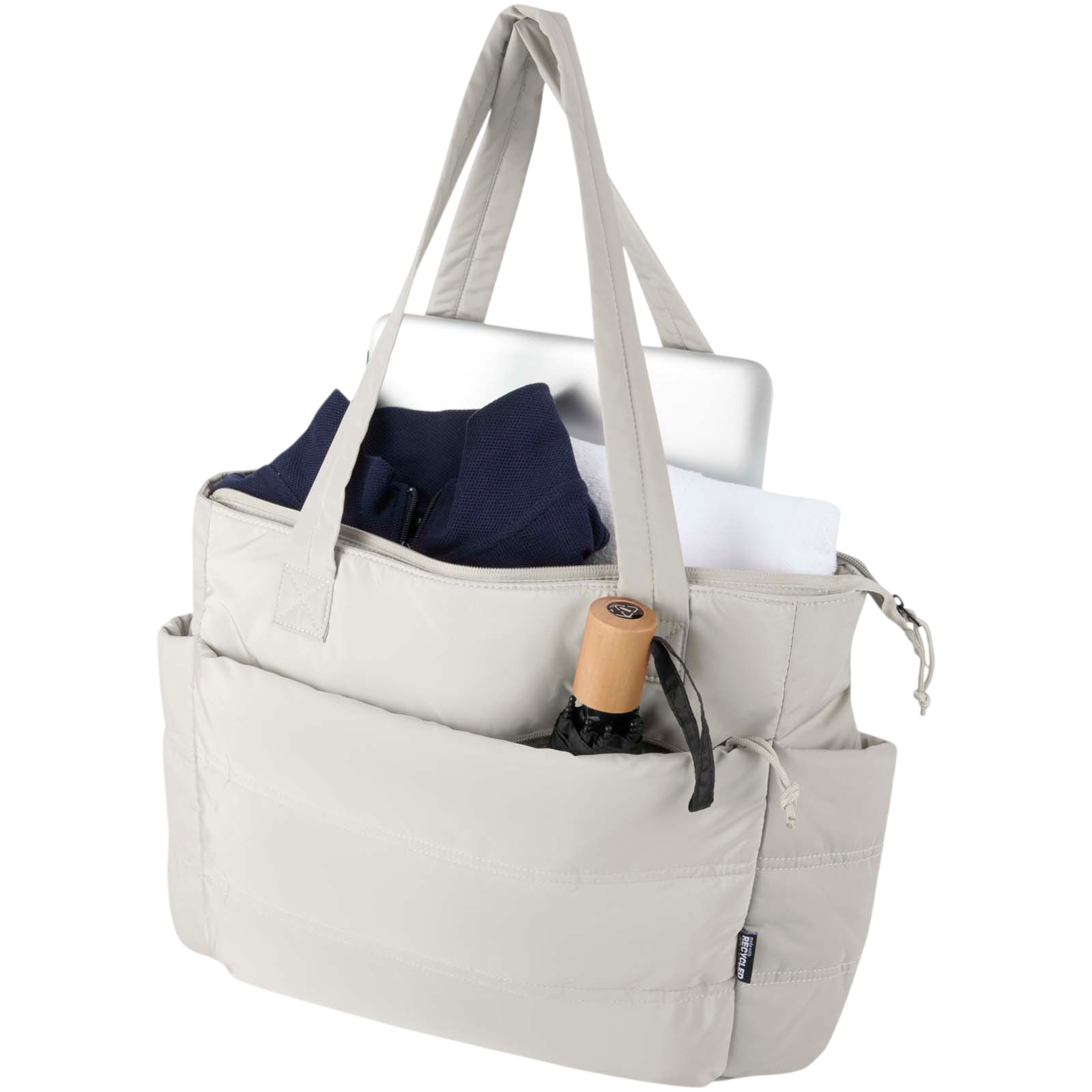 puffer156grsrecycledlaptoptotebag18l - supplier_transparent