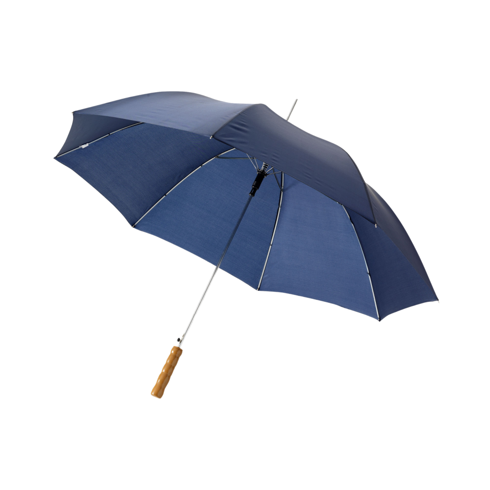 Lisa 23- auto open umbrella with wooden handle navy