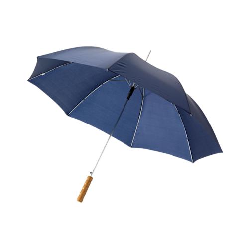 Lisa 23- auto open umbrella with wooden handle navy