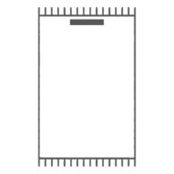 300 x 60 mm - Parte superiore