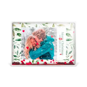 Cadre photo personnalisé Cœurs