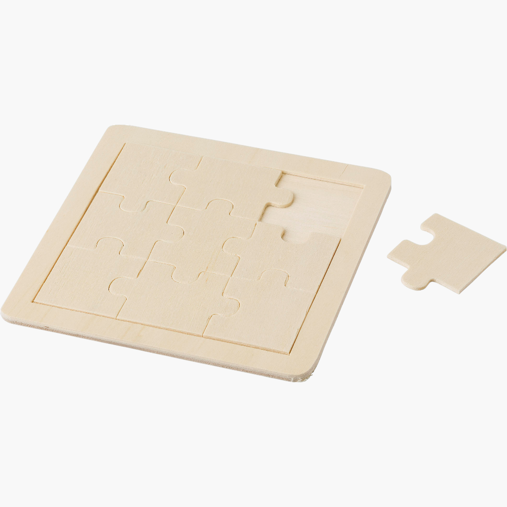 PDP - woodenninepiecepuzzlealvaro square #F8F8F8 background