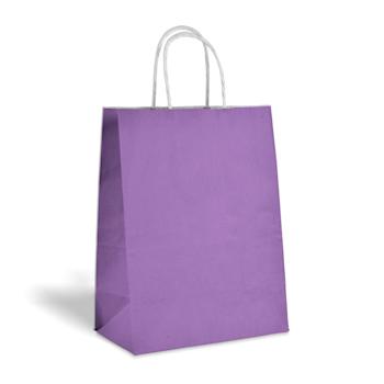 Purple Kraft bags color big icons