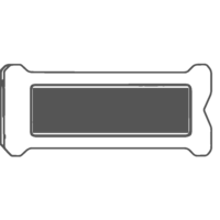 38 x 11 mm