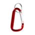 6. Timor RCS recycled aluminium carabiner keychain Red