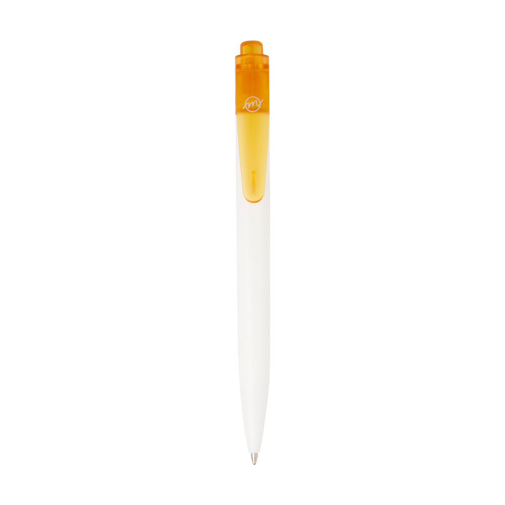 ICON - thalaasaoceanboundplasticballpointpenblackink transparent_orange_white
