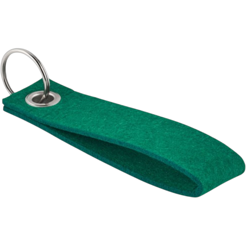 ICON - suorarpetfeltkeyring green