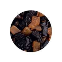 smallbagheadercard50gramsweets mixed licorice