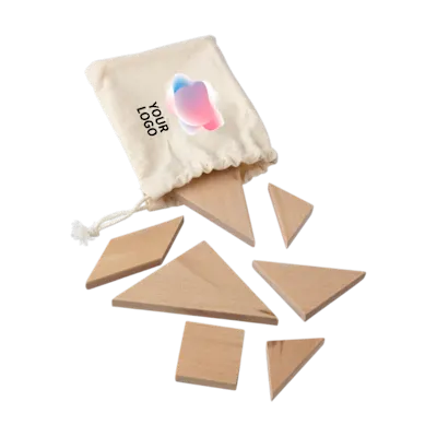 Gioco Tangram in Cotone e Legno