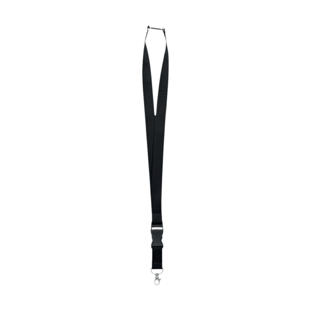 Wide Lanyard with Metal Hook