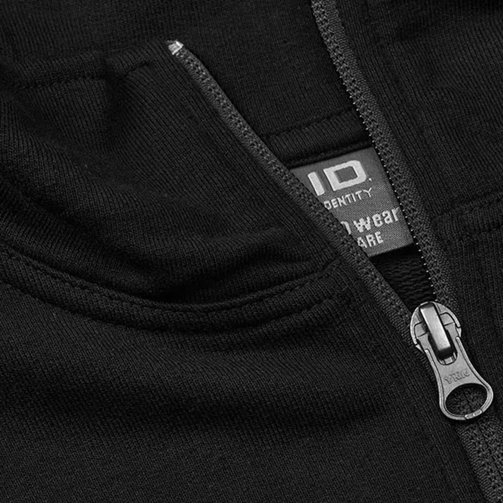 Prowear Care Sweat Unbrushed Zip - collar macro