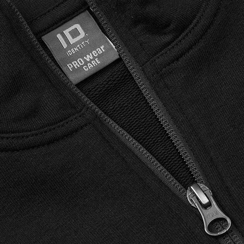 Prowear Care Sweat Unbrushed Zip Women - collar macro