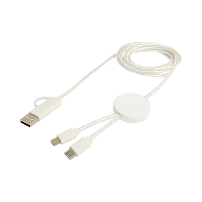 Citala 5-in-1 Recycled Plastic Data Sync and Fast Charge Cable