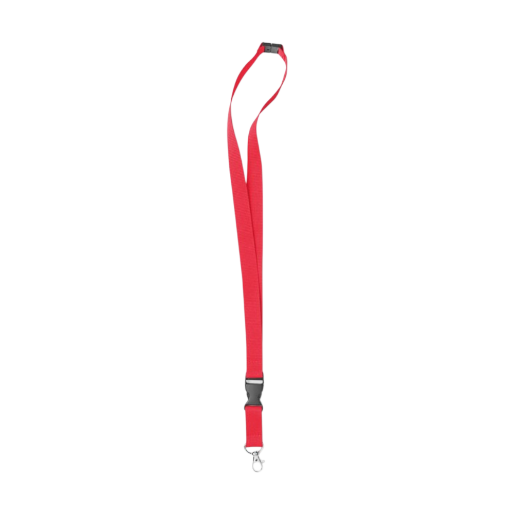 ICON - lanylanyardhookandbuckle20mm red