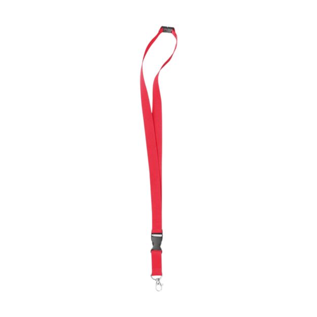 ICON - lanylanyardhookandbuckle20mm red