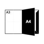 A3 piegato in A4