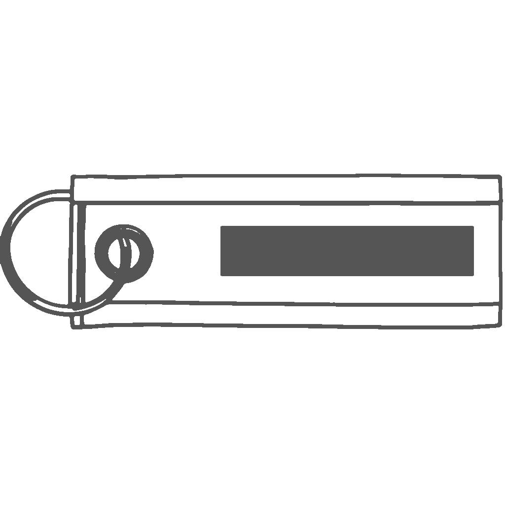 50 x 10 mm - Auf der Rückseite