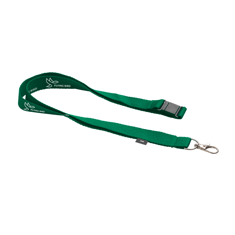 25. Clipper - Lanyard Safety RPET 2 cm keycord Green 2