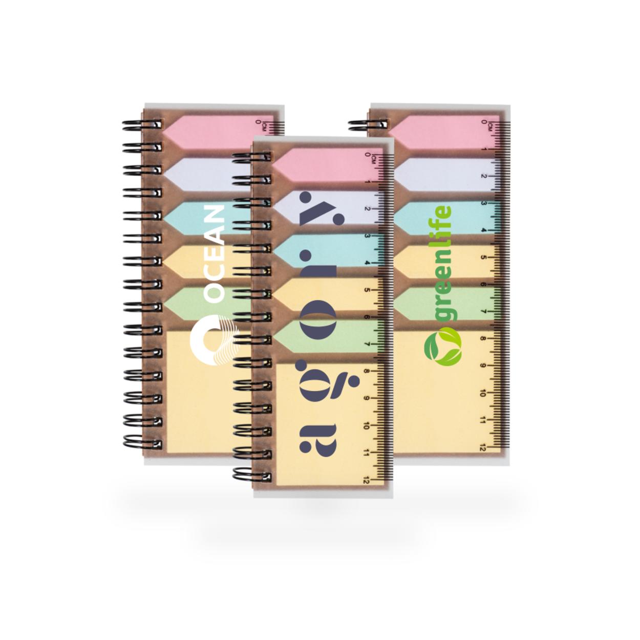 Carnet Spinner avec Post-its | HelloPrint