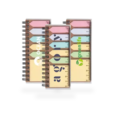 Spinner Notebook with Sticky Notes