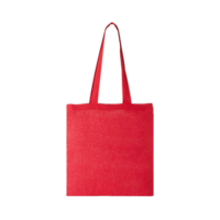 Carolina 100 gsm cotton tote bag 7L red