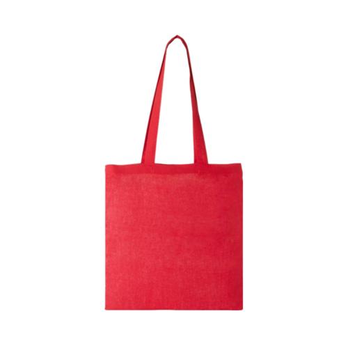 Carolina 100 gsm cotton tote bag 7L red