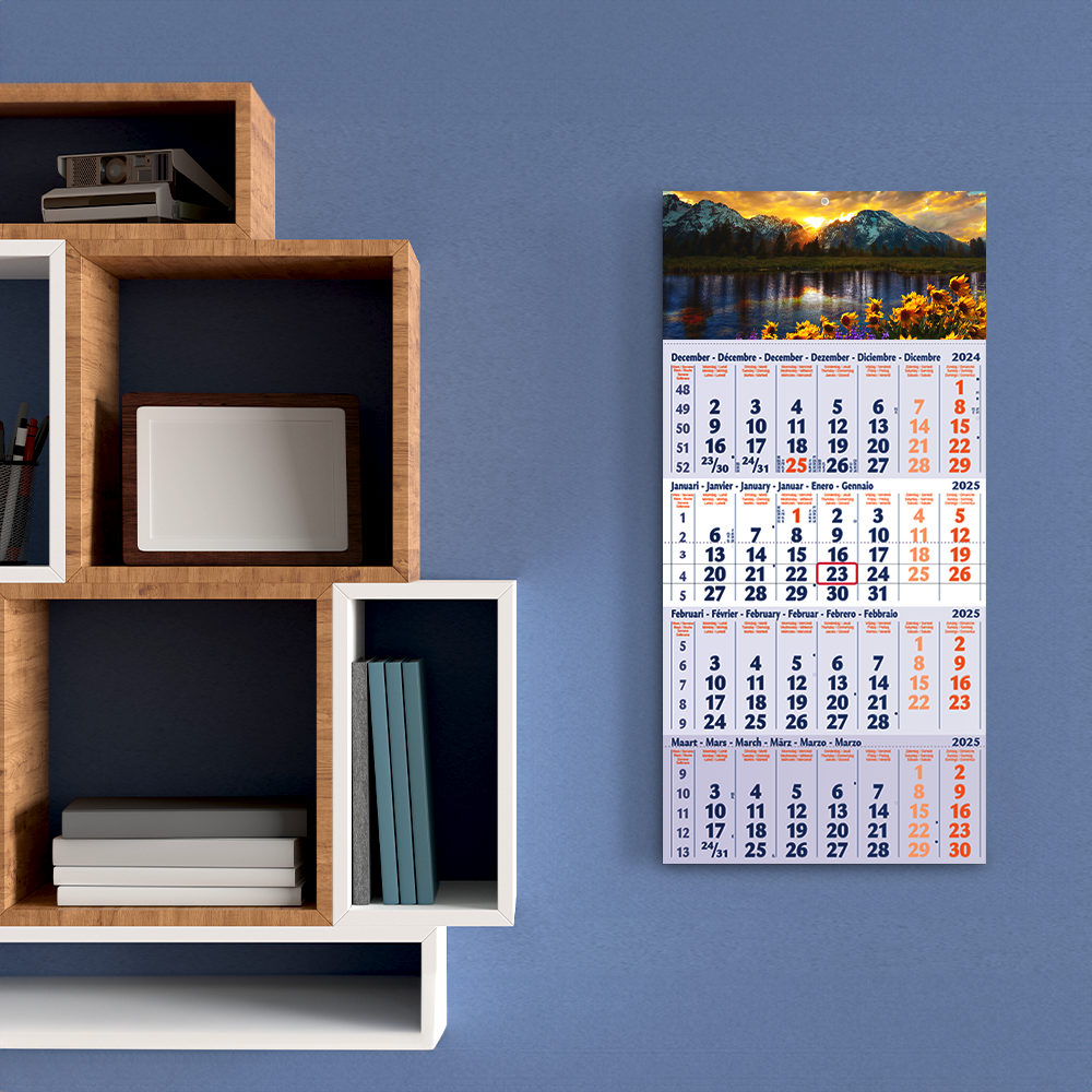 4-Month-Calender setting 1