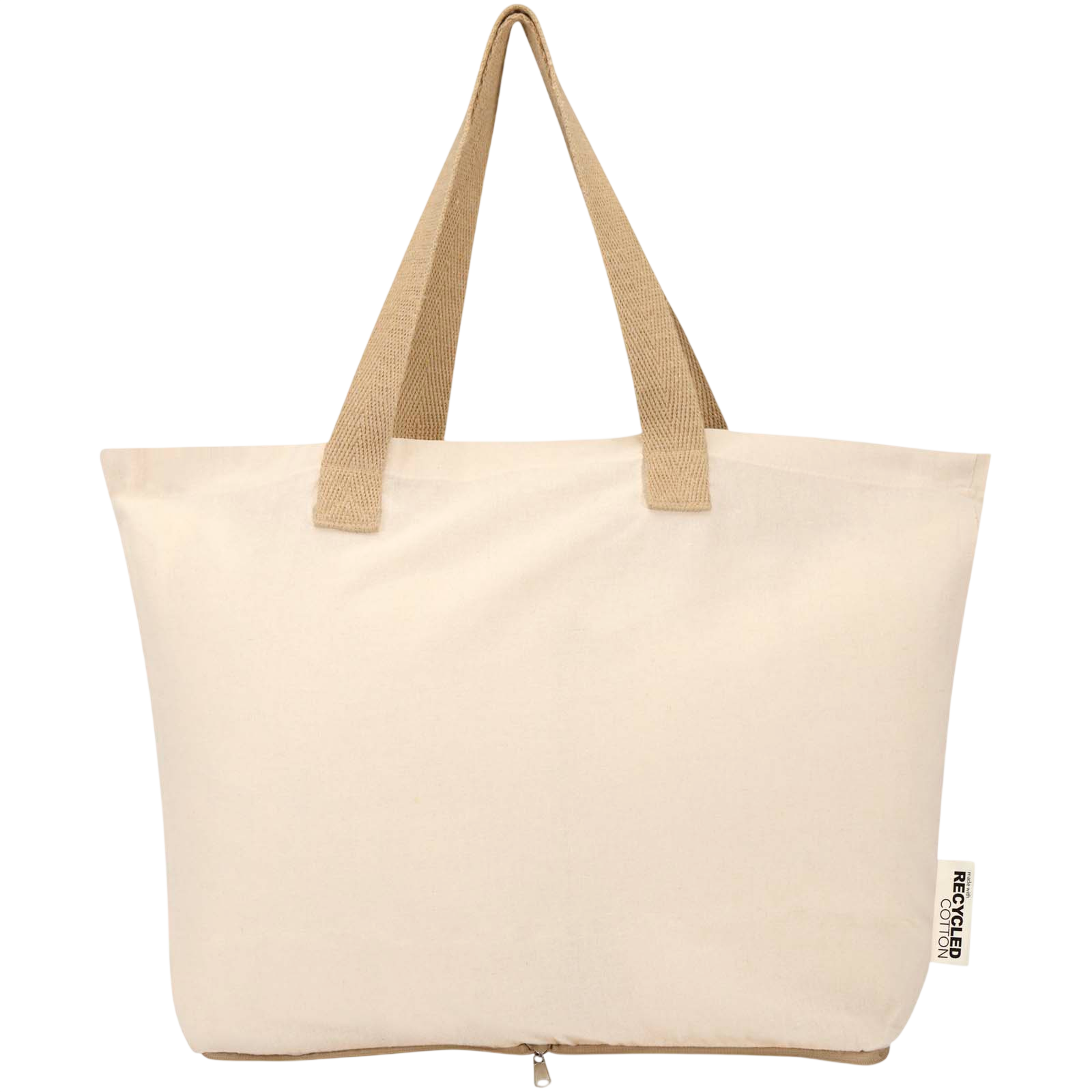 sierra140gmgrsrecycledfoldablecottontotebag7l - supplier_transparent