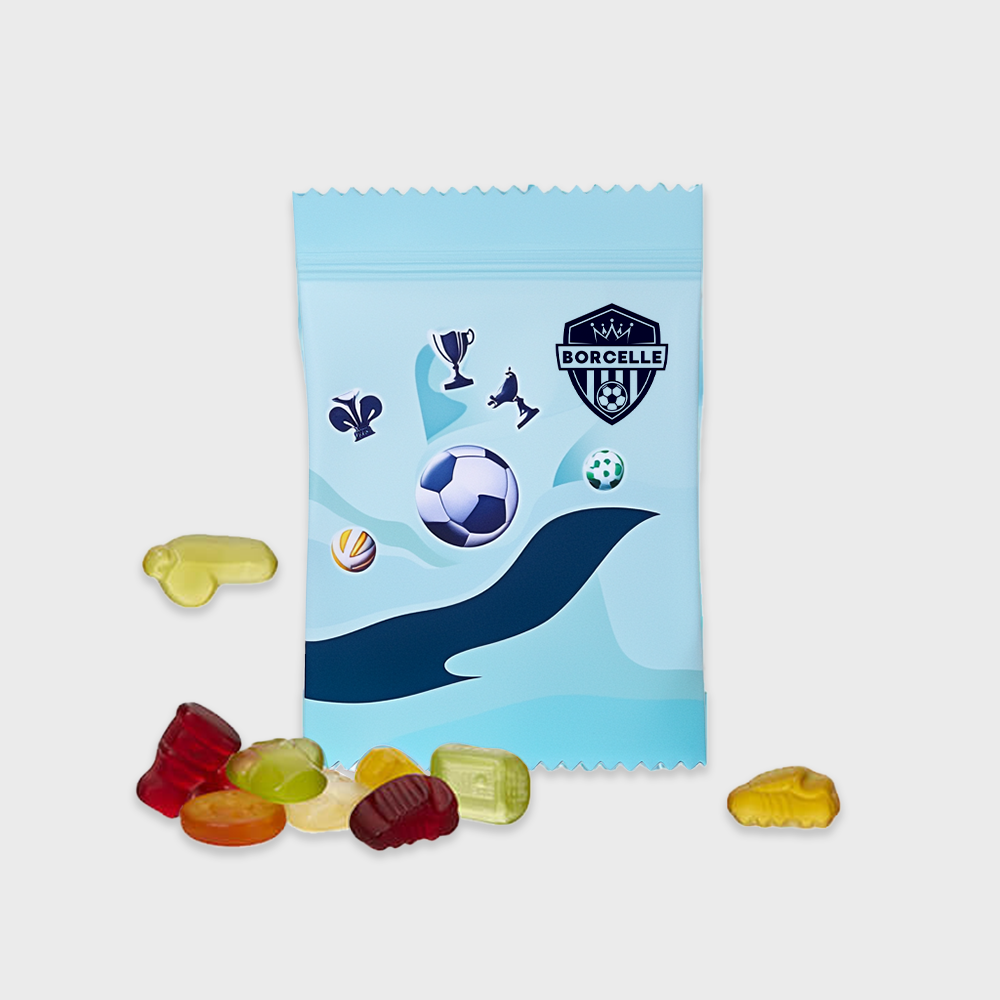 Fruit Gum Football Mix