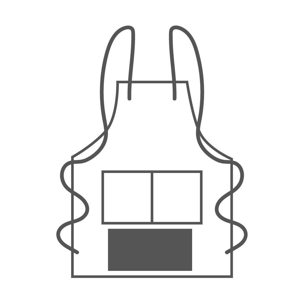 380 x 190 mm - Voor Onder