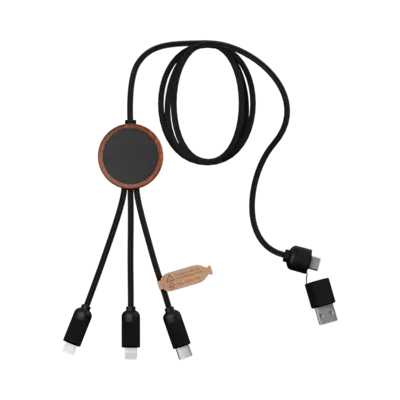 C37 40W 5-in-1 rPET Light-Up Charging Cable
