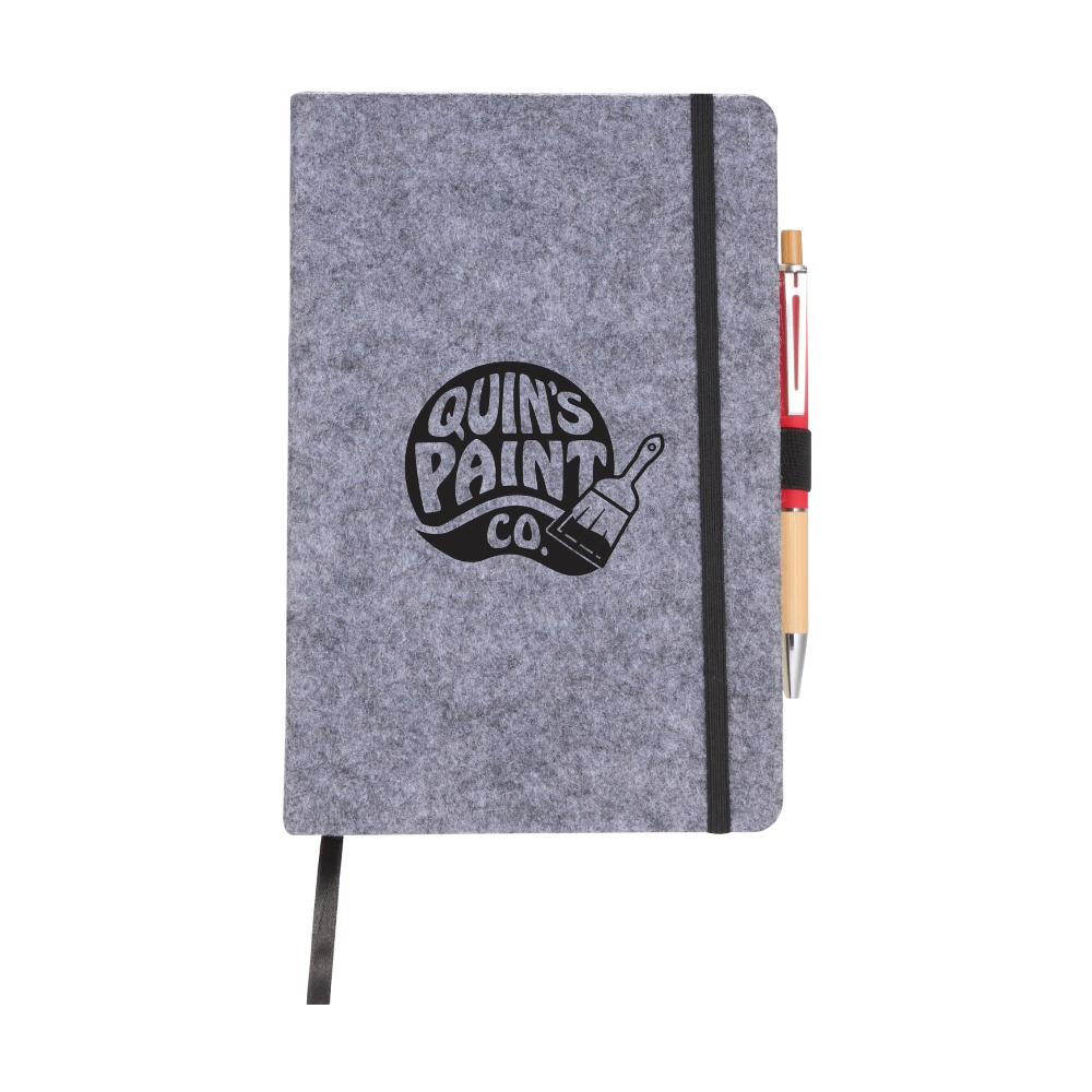 Recycled Felt Notebook 8x5.5