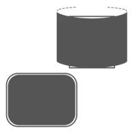 84 x 68 mm - 283 x 115 mm | Speaker - Sleeve