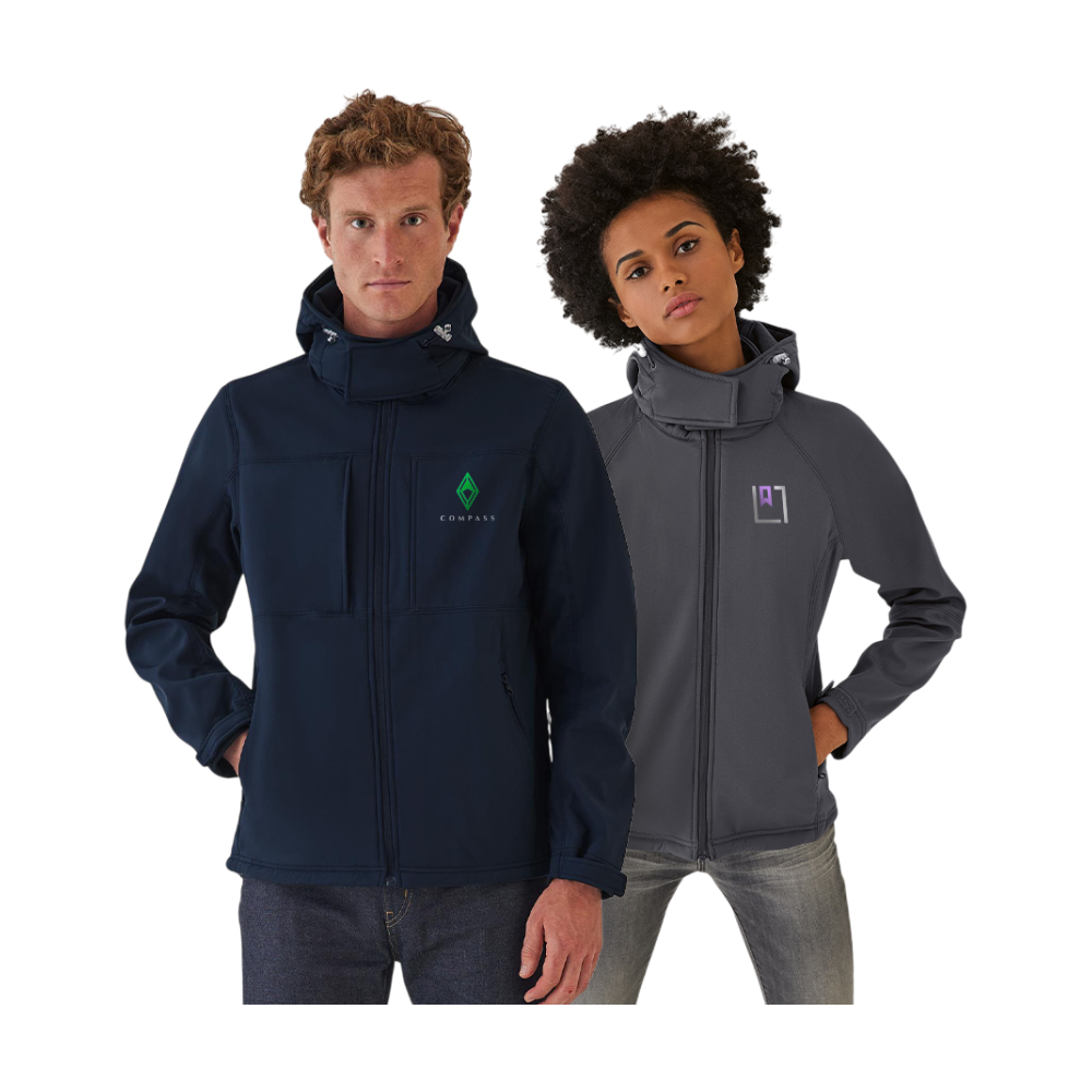 Premium Kapuzen-Softshelljacke