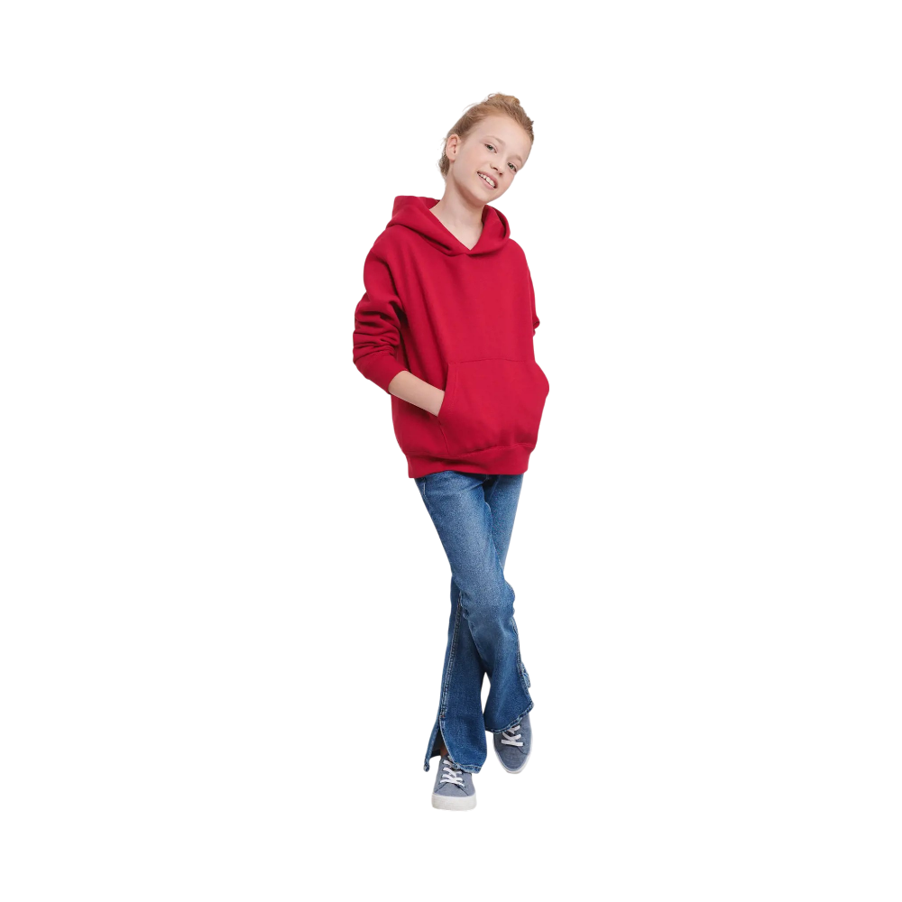 PDP - russellchildrenshoodedsweatshirt square #00000000 background