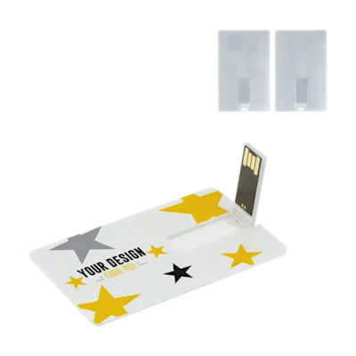Chiavetta USB Forma di Carta di Credito 4/8/16 GB