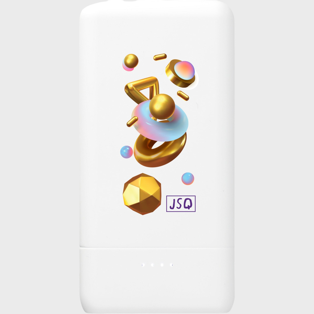 PDP - tilt5000mahpowerbank square grey background